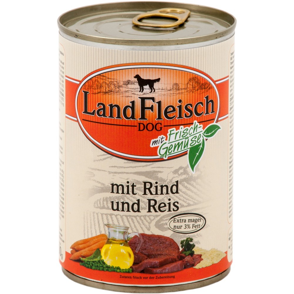 Landfleisch Dog Adult Rind & Reis