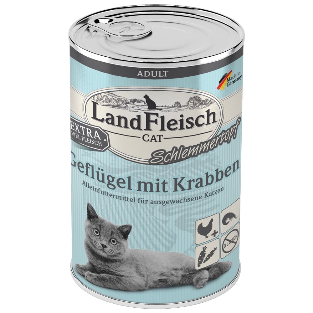 LandFleisch Cat Schlemmertopf Geflügel & Krabben