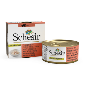 Schesir Cat Brühe Huhn mit Goldbrasse