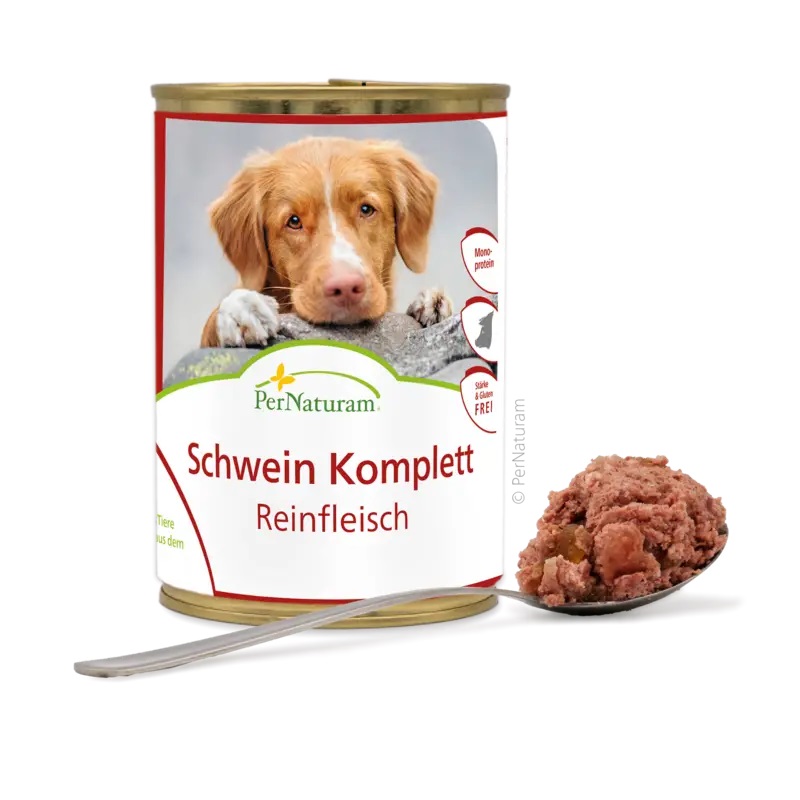 PerNaturam Dog Reinfleisch Schwein komplett