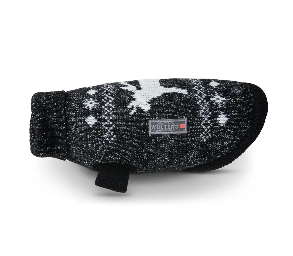 Wolters Strickpullover Elch mit Glitzer
