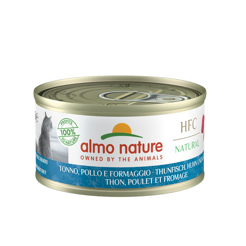 Almo Nature Cat Adult Thunfisch, Huhn & Käse