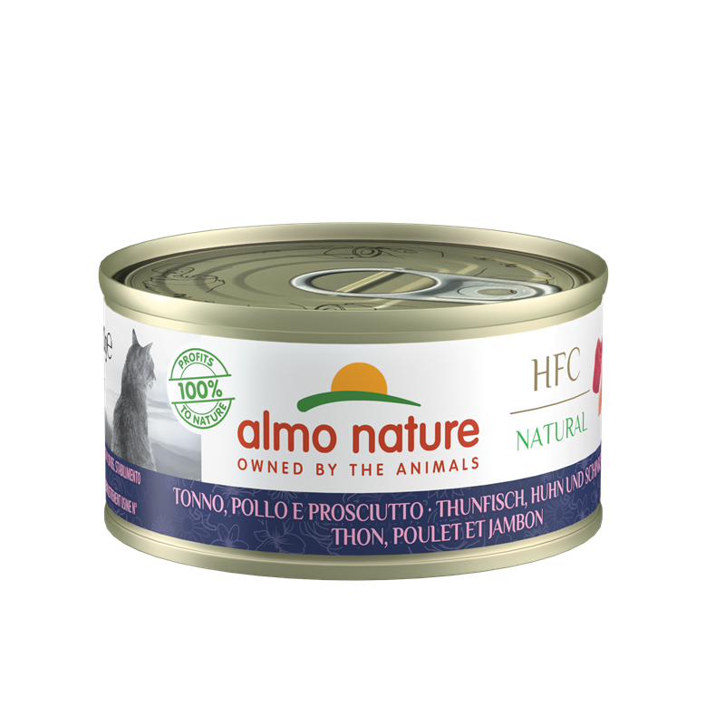 Almo Nature Cat Adult Thunfisch, Huhn & Schinken