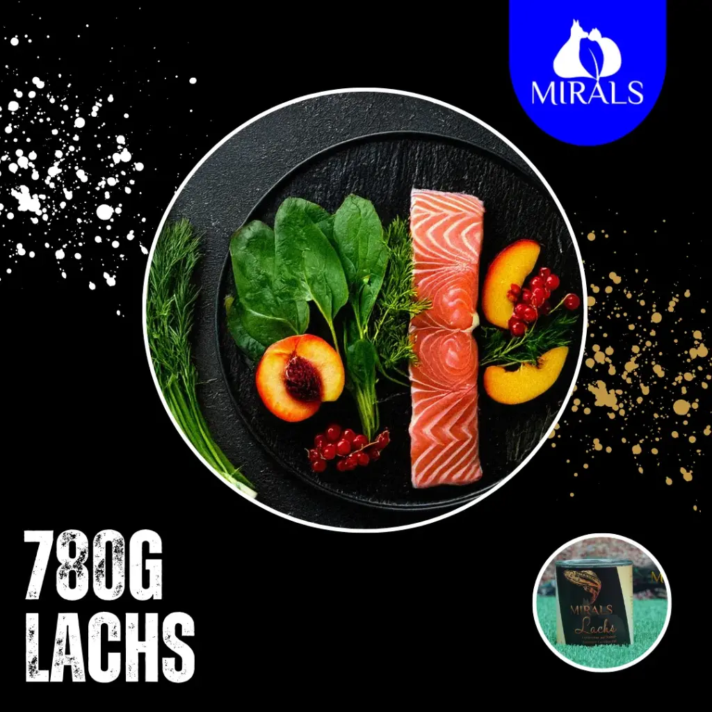 MIRALS Lachstatar auf Spinat-Karotten Gemüse mit Johannisbeer-Pfirsich Sauce