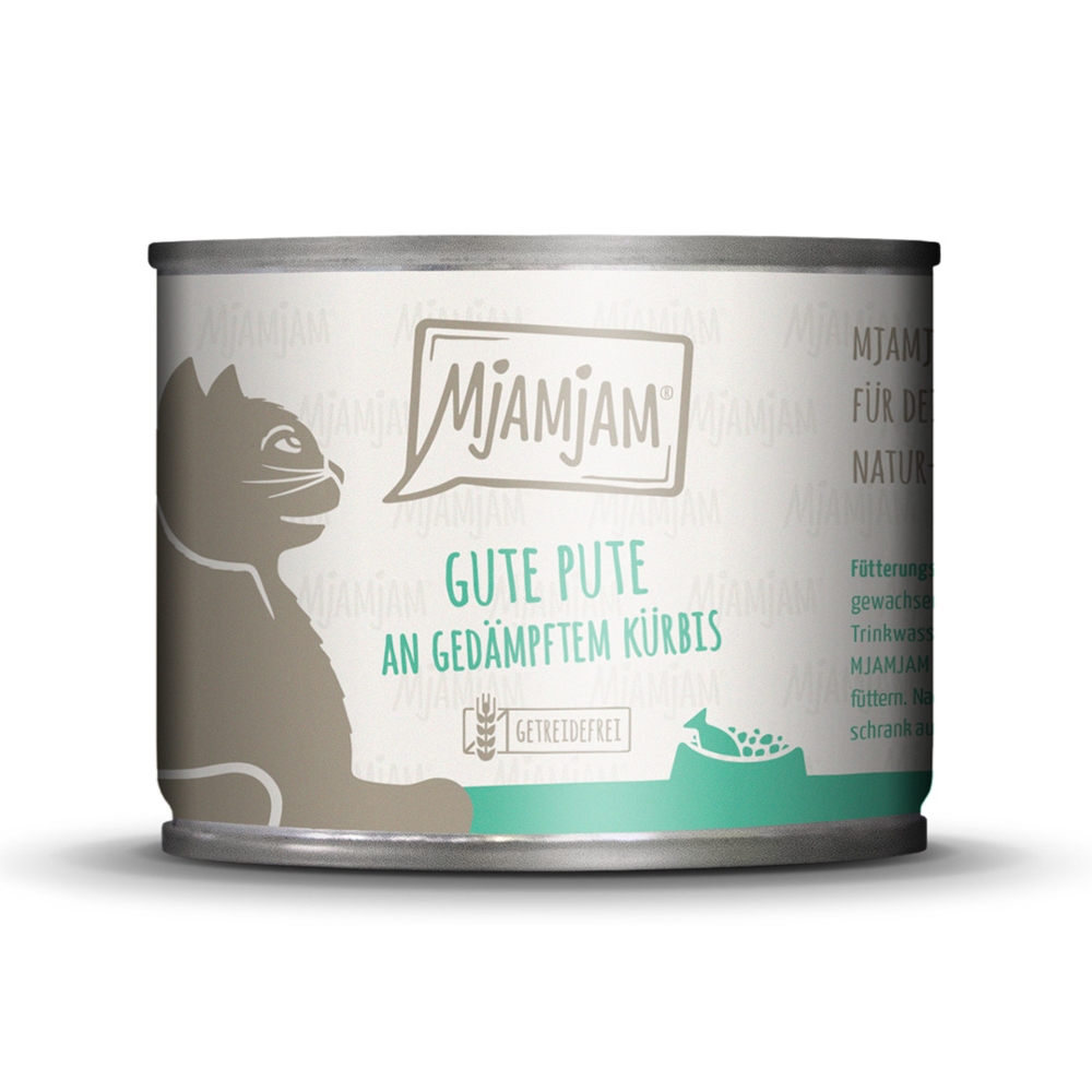 MjAMjAM Cat Gute Pute & gedämpftem Kürbis