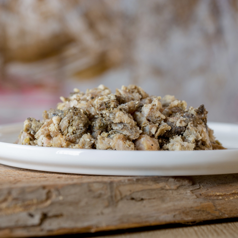 Barfgold Rinderpansen grün gewolft