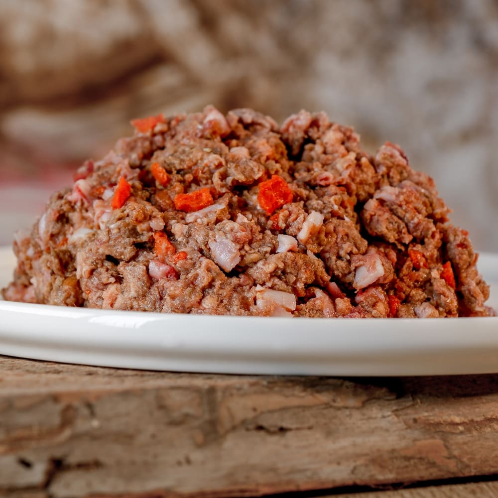 Barfgold Rind Komplett-Menü gewolft