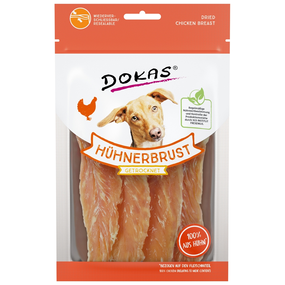 Dokas Dog Hühnerbrust getrocknet