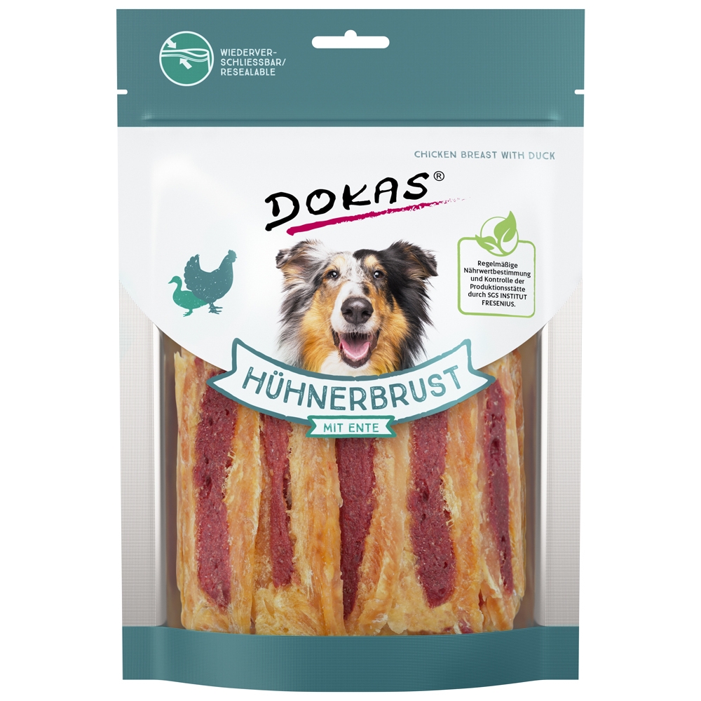 Dokas Dog Hühnerbrust mit Ente