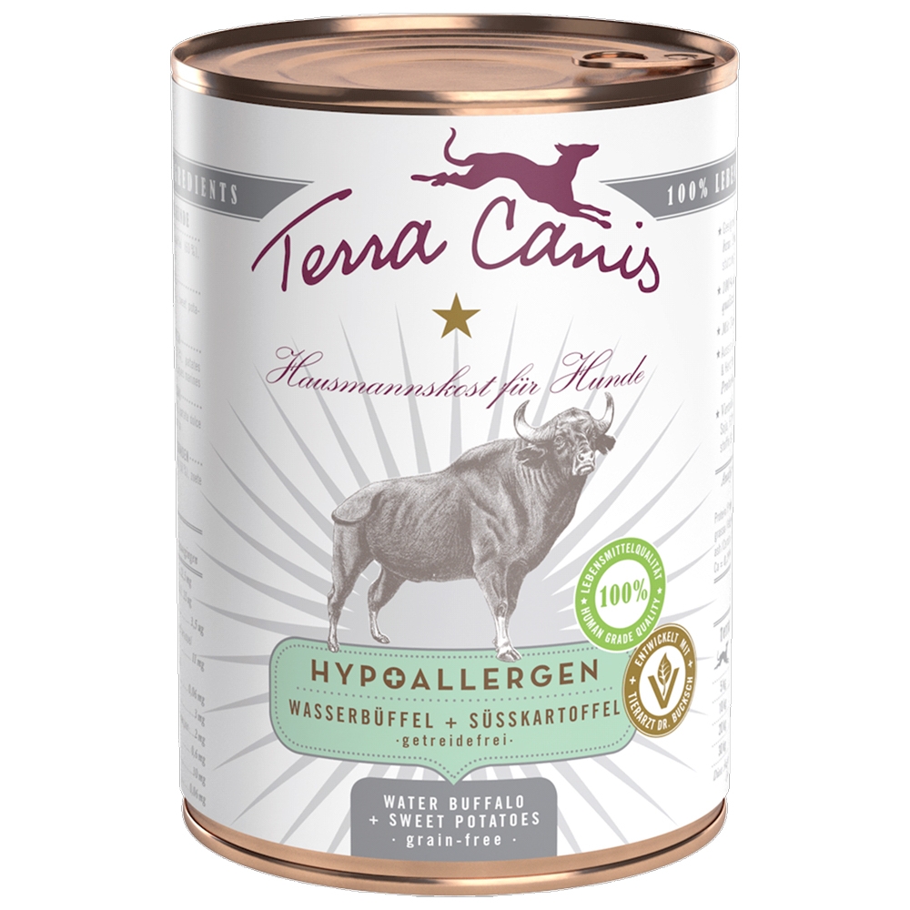 Terra Canis Hypoallergen Wasserbüffel & Süßkartoffel