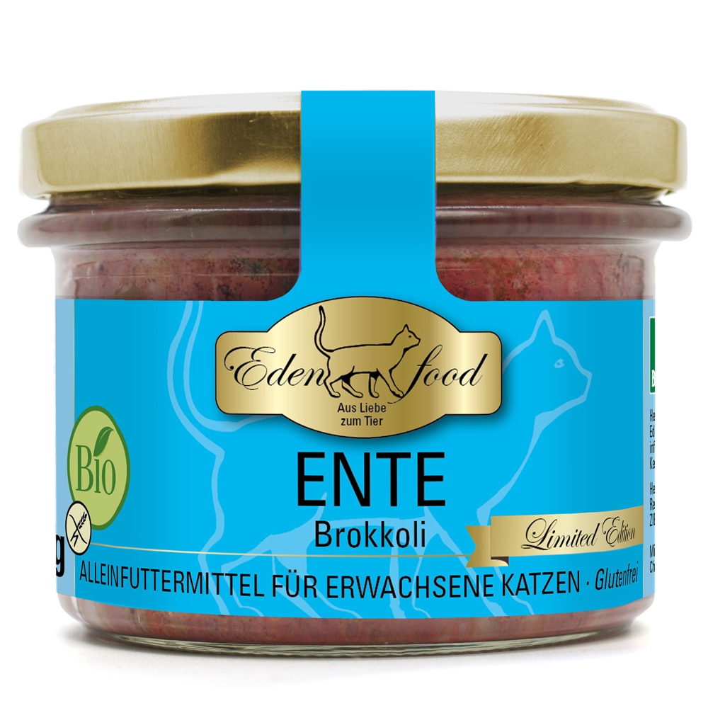 XXX Edenfood Katzenmenü Bio-Ente - limited edition