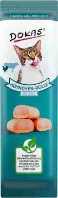 Dokas Cat Hühnchen-Rolle mit Rind