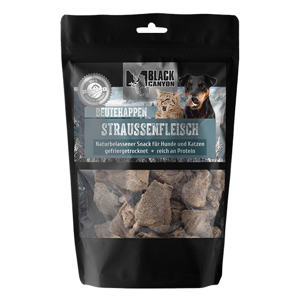 Black Canyon Beutehappen Straußenfleisch