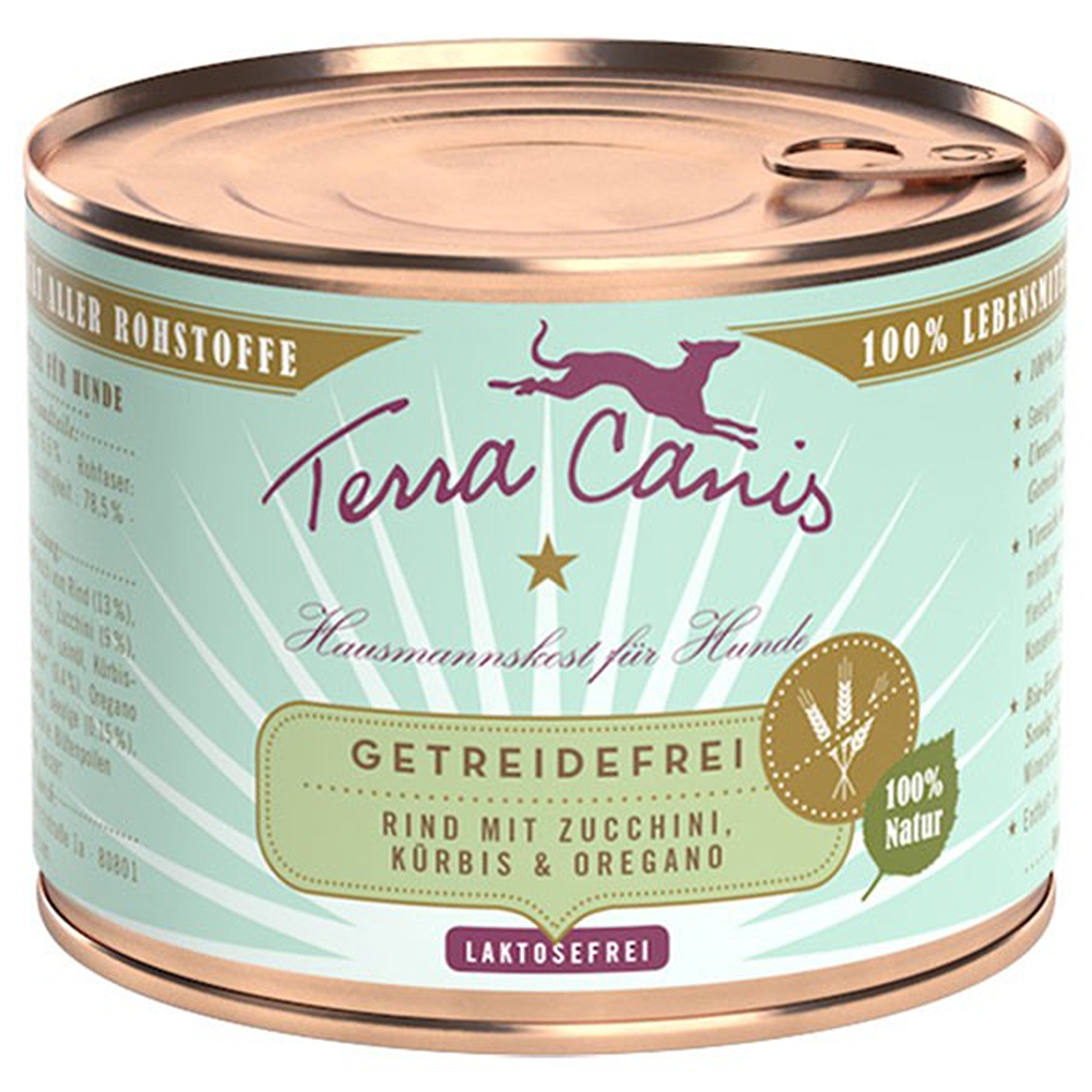 Terra Canis Sensitive Rind, Zucchini, Kürbis & Oregano