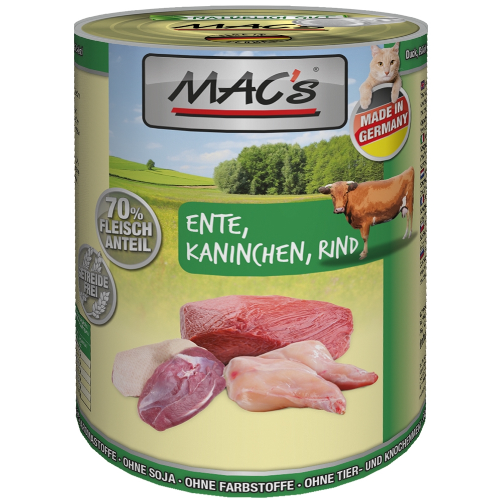 Mac's Cat Ente, Kaninchen & Rind