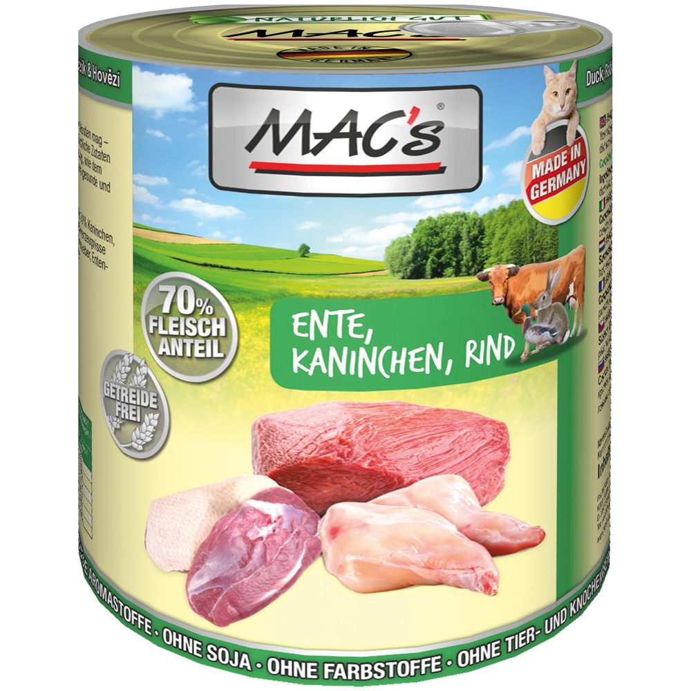 Mac's Cat Ente, Kaninchen & Rind