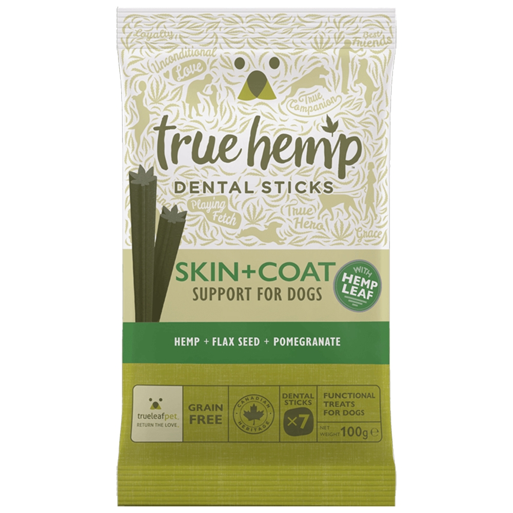 True Hemp Dental Sticks Skin & Coat 100g