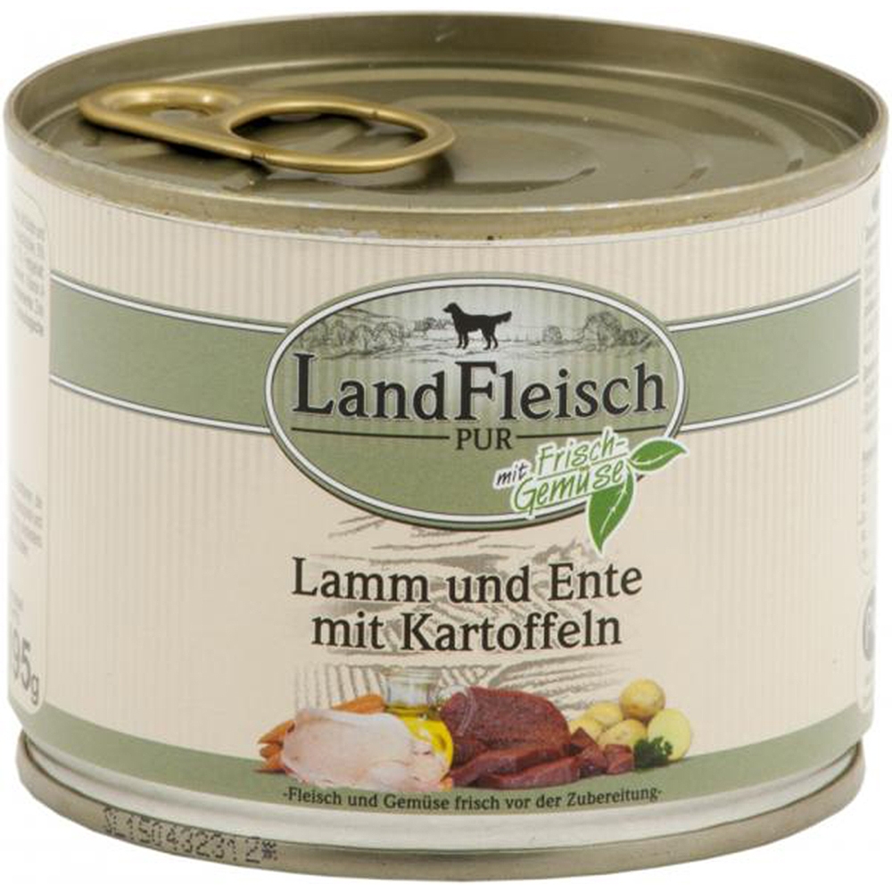 LandFleisch Dog Lamm, Ente & Kartoffeln