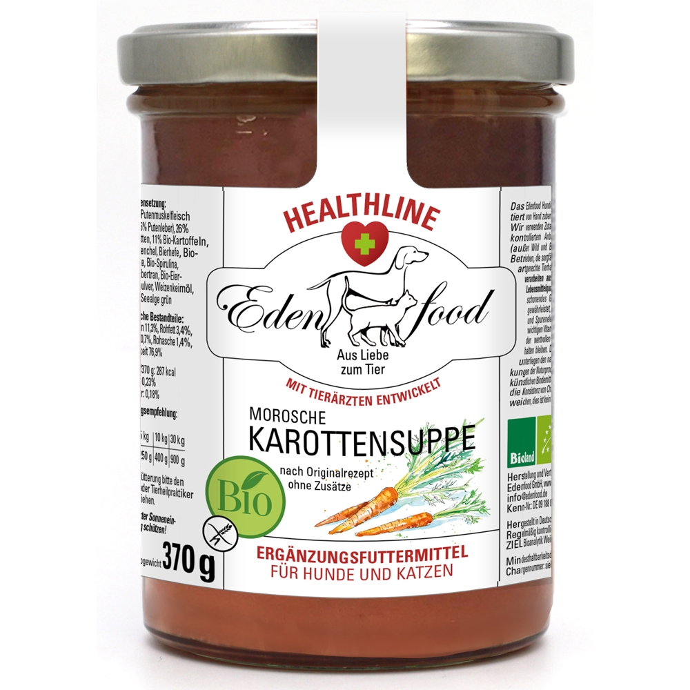Edenfood Healthline 100% Bio-Morosche Karottensuppe 370g