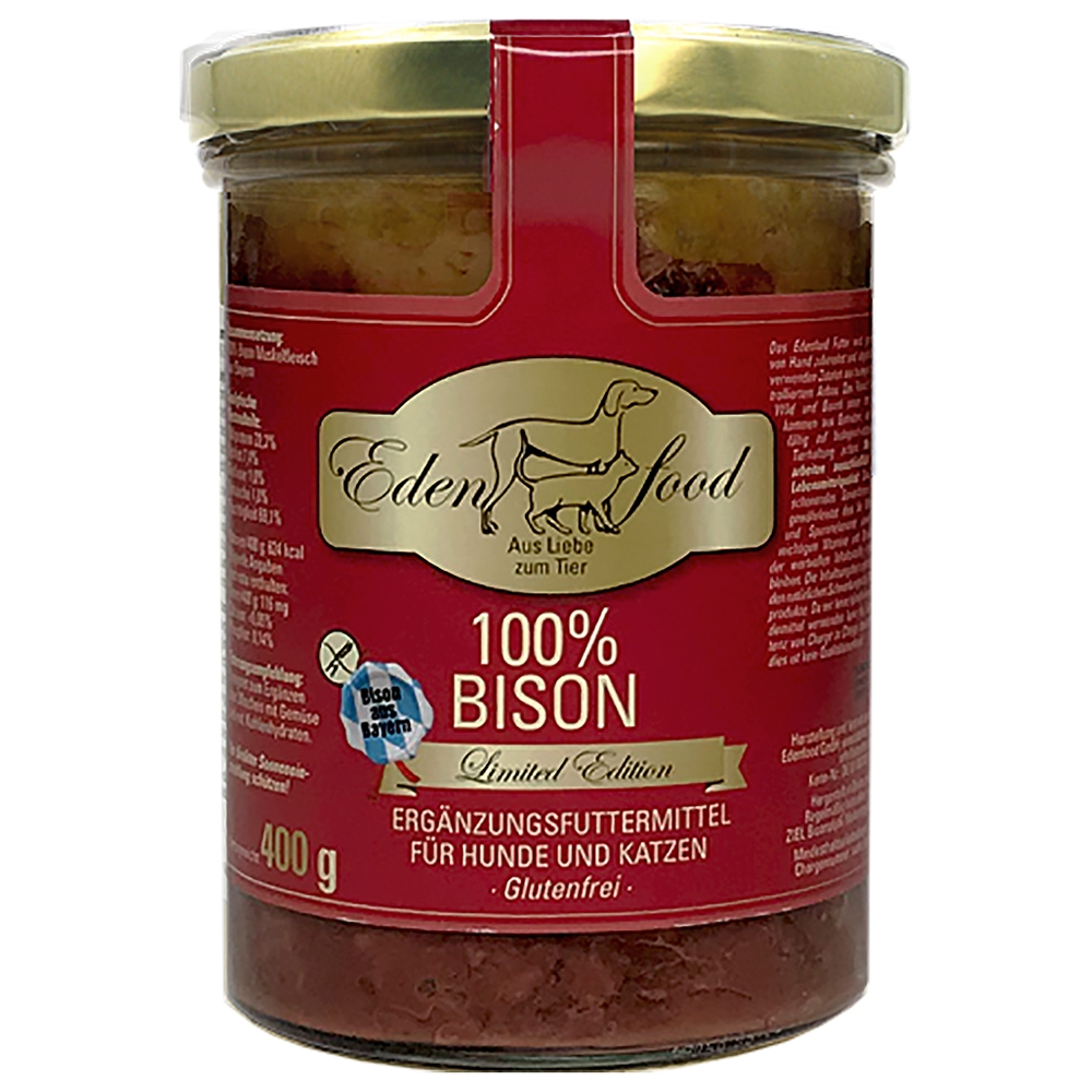 Edenfood Reinfleisch Limited Edition Bison 400g