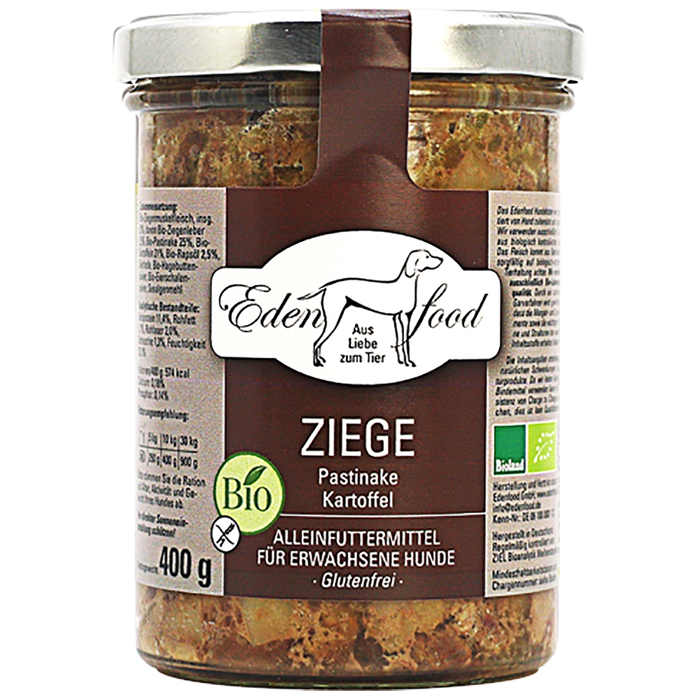Edenfood Dog Bio-Menü Ziege, Pastinake & Kartoffel