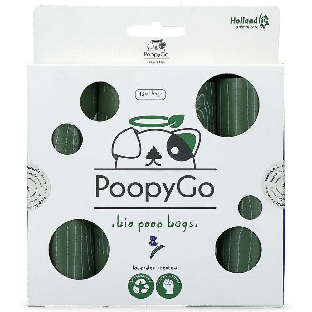 PoopyGo Eco Kotbeutel Lavendel