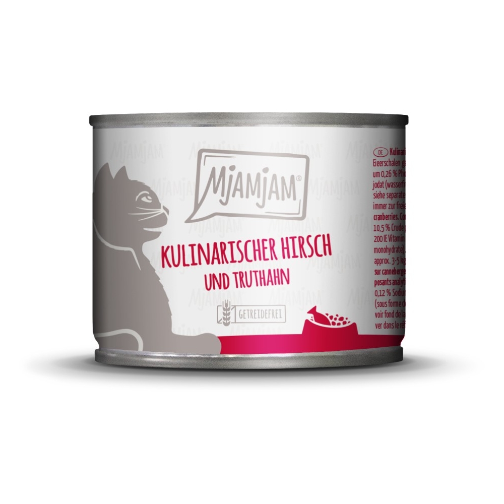 MjAMjAM Cat Kulinarischer Hirsch & Truthahn und frischen Cranberries