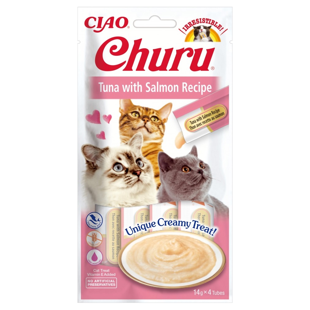 Inaba Ciao Churu Cat Tuna with Salmon Recipe