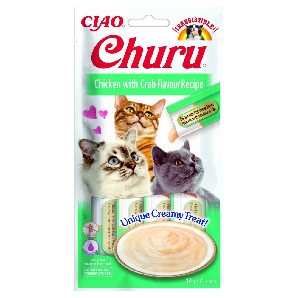 Inaba Ciao Churu Cat Chicken with Crab Flavour Recipe