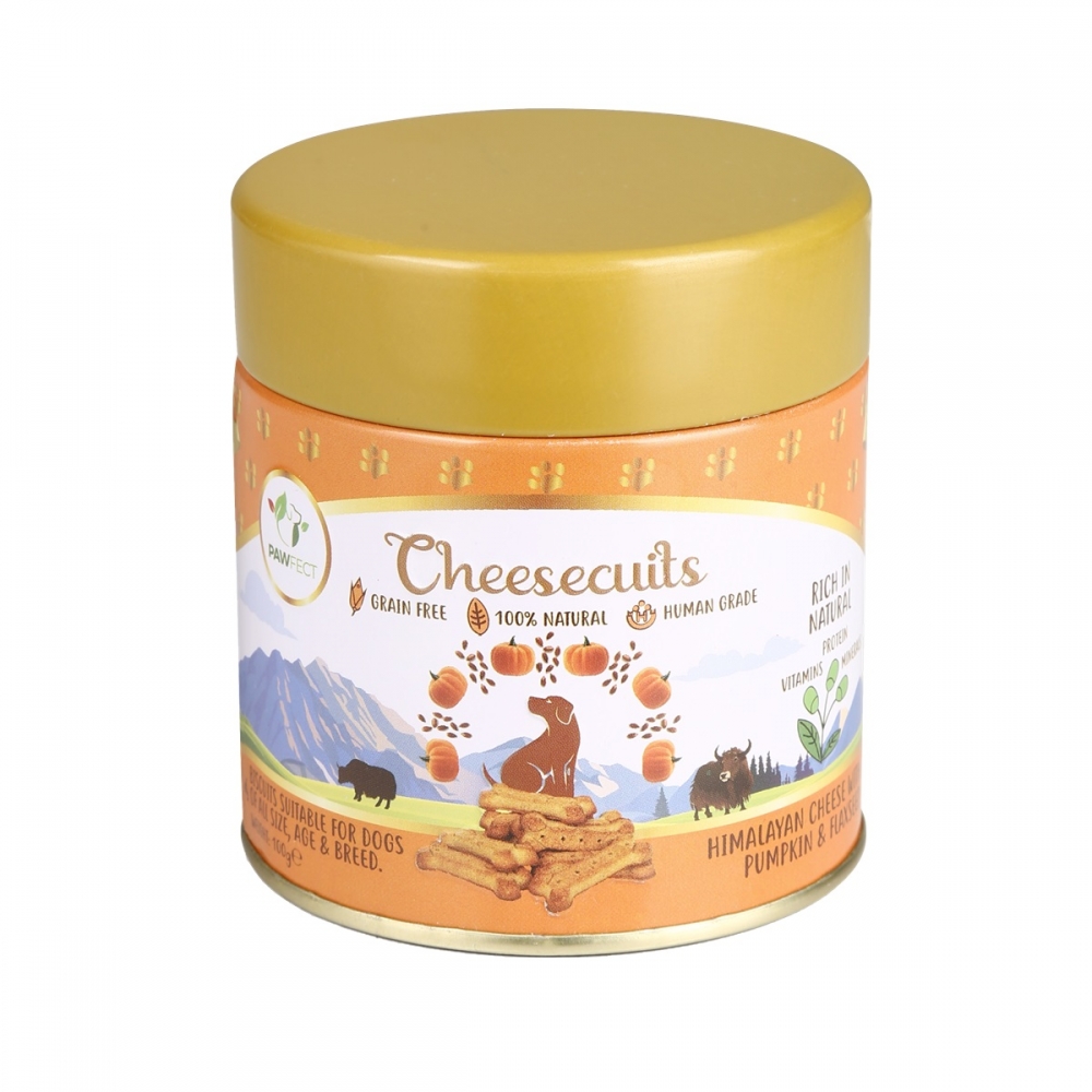 Pawfect Himalayan Cheese Biscuits Cheese with Pumpkin & Flaxseed