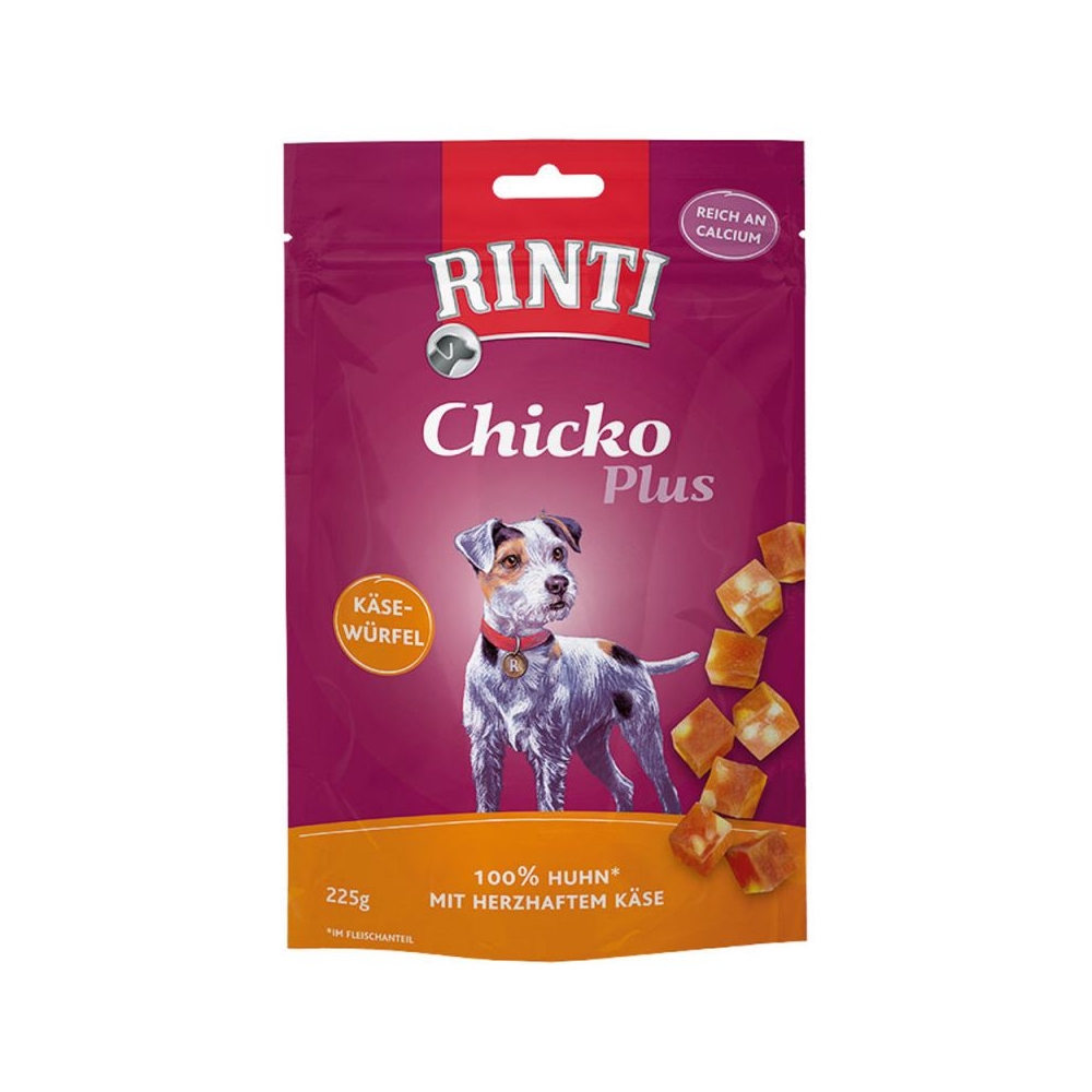 Rinti Chicko Plus 100% Huhn mit herzhaftem Käse 225g