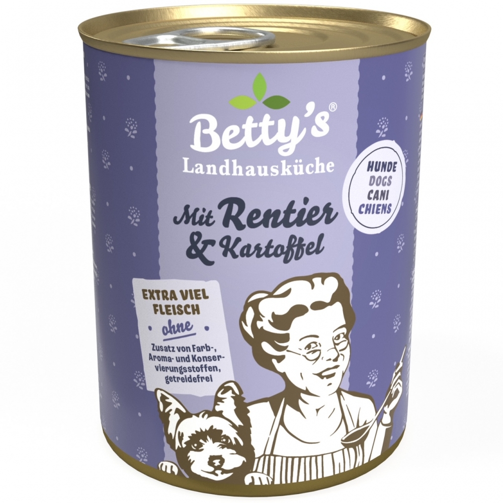 Betty's Dog Landhausküche Rentier mit Kartoffel 