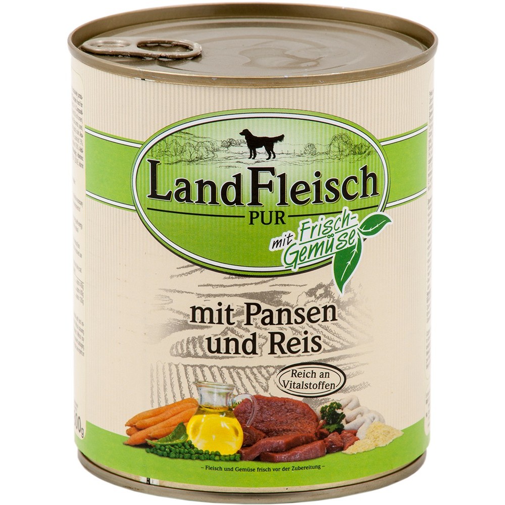 LandFleisch Dog Adult Pansen & Reis