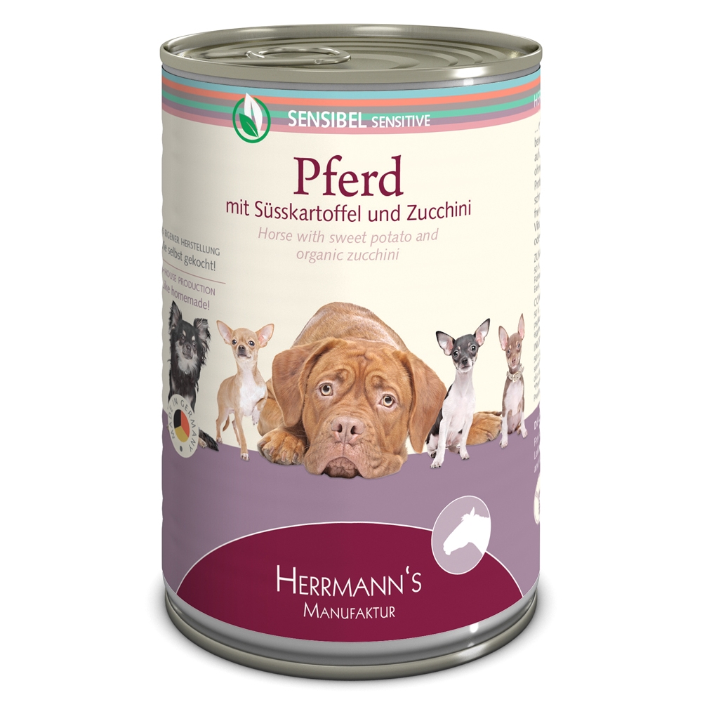 Herrmann's Dog Selection Pferd mit Süßkartoffeln & Zucchini