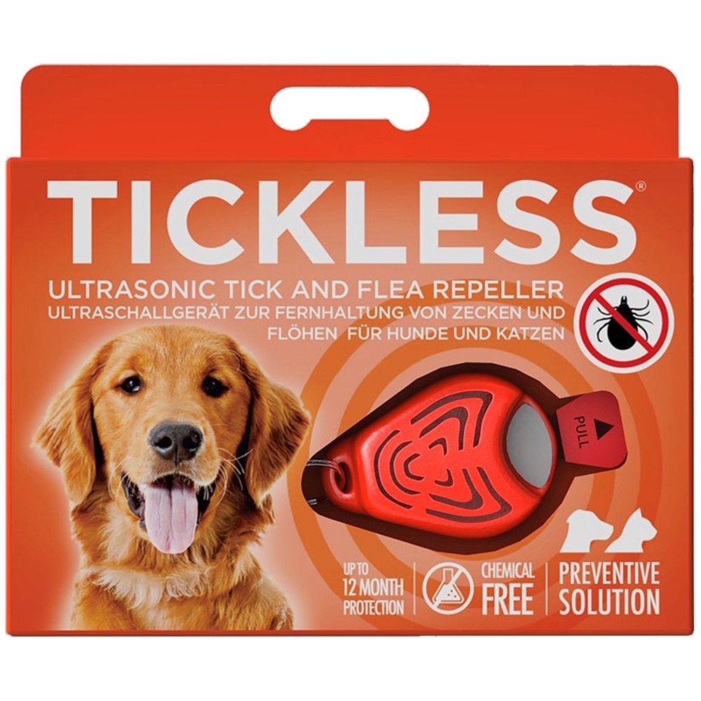 Tickless Ultrasonic Tick and Flea Repeller