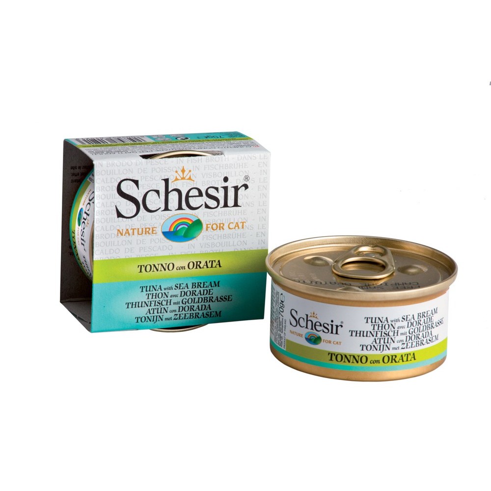 Schesir Cat Brühe Thunfisch & Goldbrasse 70 g