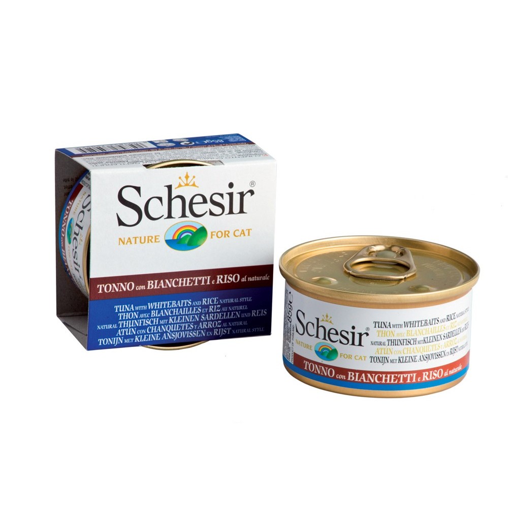 Schesir Cat Natural Thunfisch, Sardellen & Reis