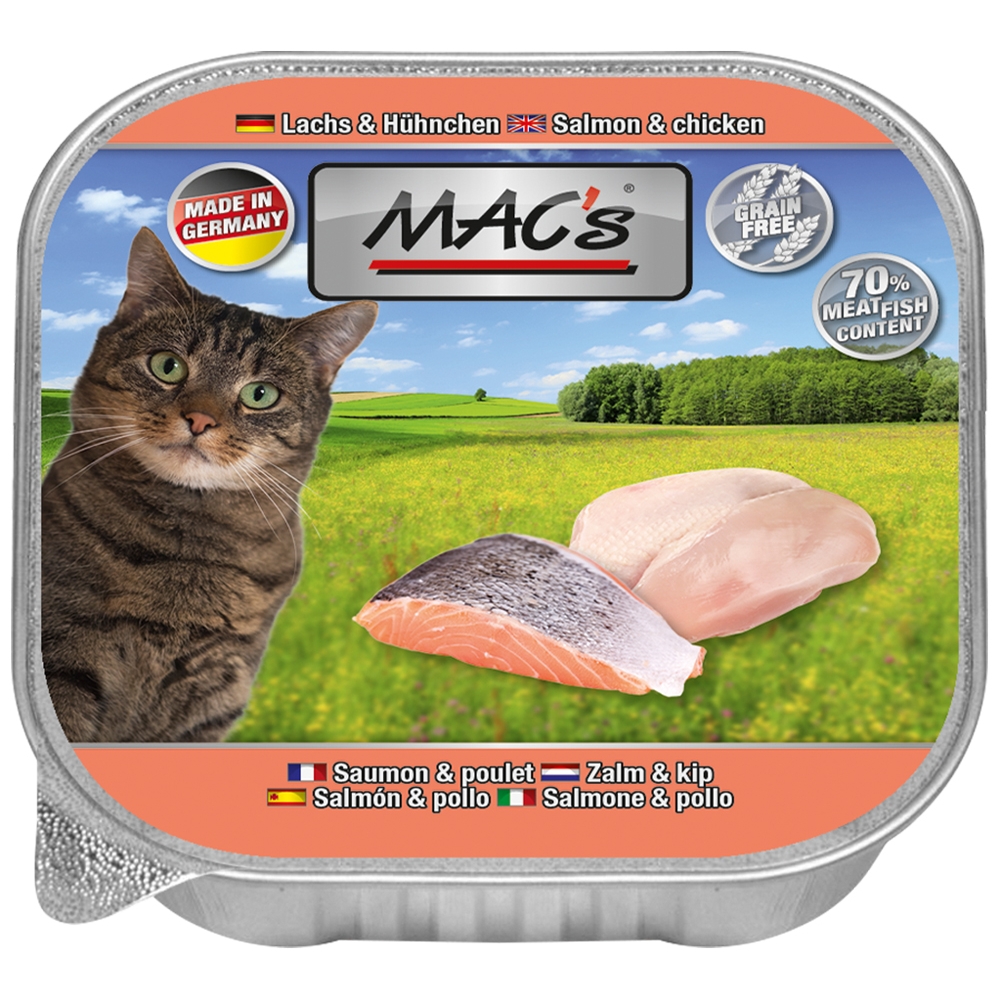 Mac's Cat Lachs & Hühnchen 100g