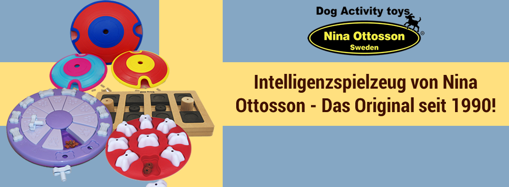 Nina Ottosson - Intelligenzspielzeug für Ihr Haustier