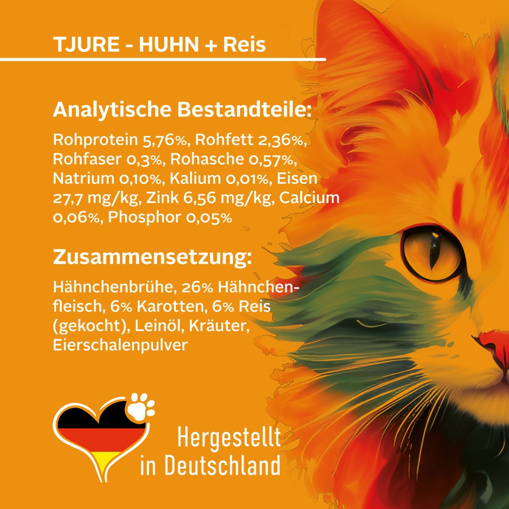 Tjure Katzensmoothie Huhn mit Reis
