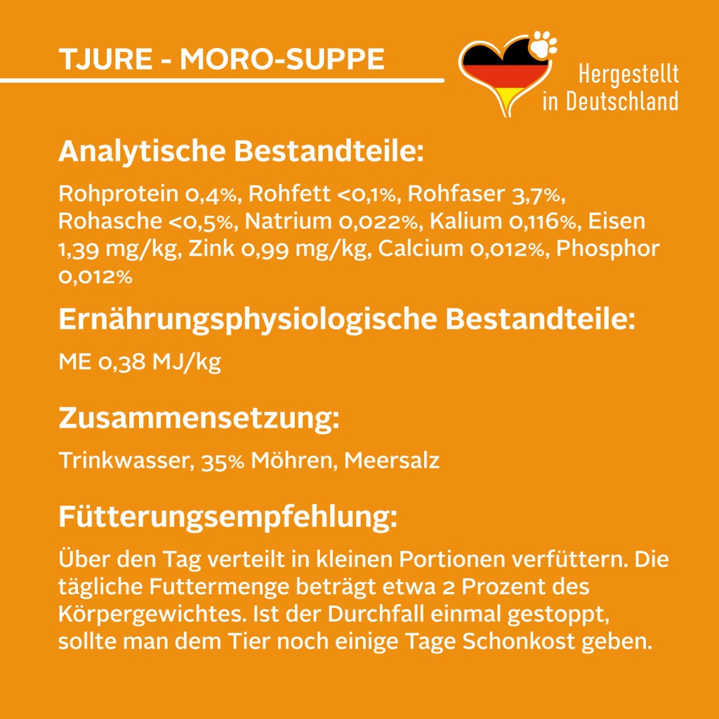 Tjure Moro´sche Möhrensuppe