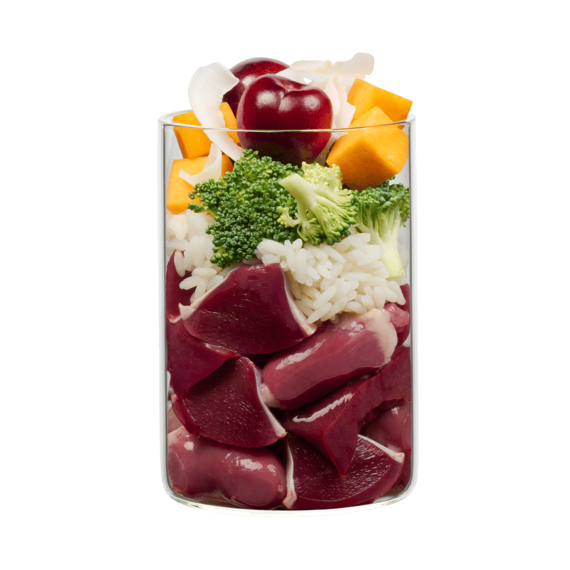 Terra Canis Flower Menu Cherry Blossom Huhn mit Reis, Sesam und feinem Kirschpüree