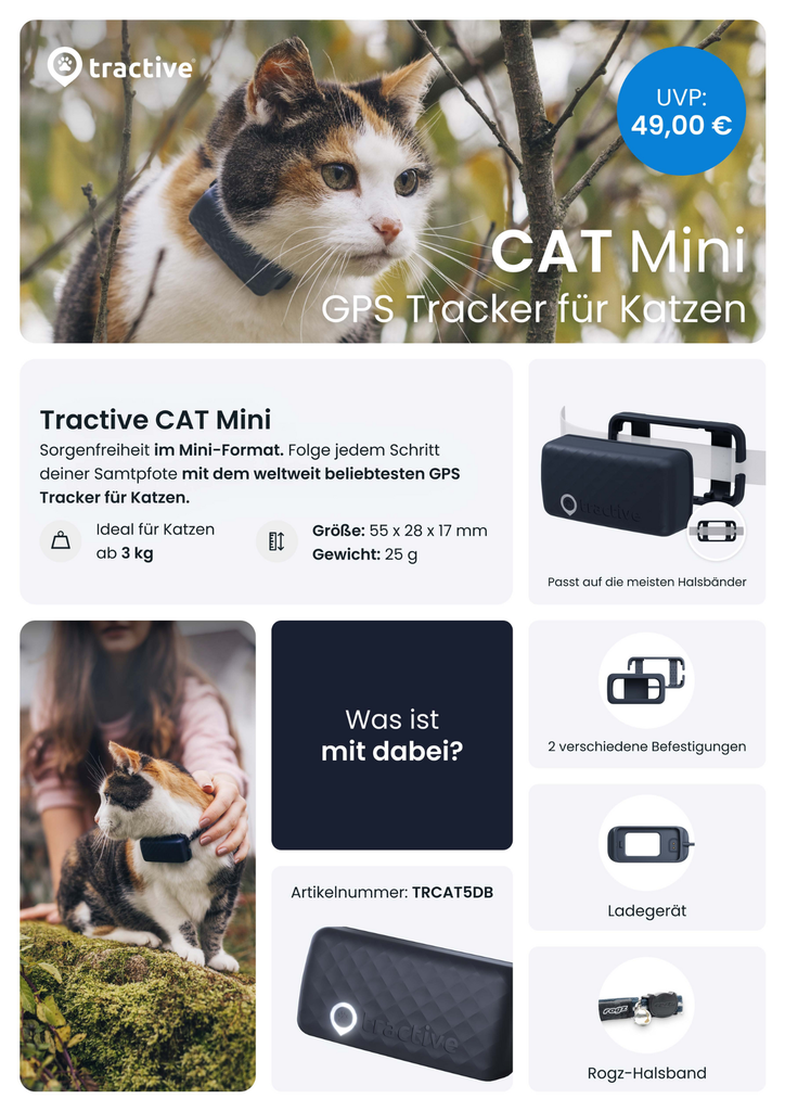 Tractive GPS Tracker Cat Mini