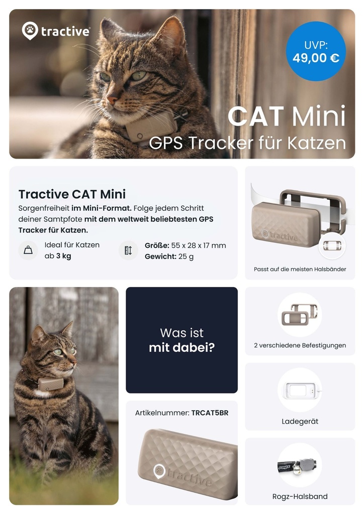 Tractive GPS Tracker Cat Mini
