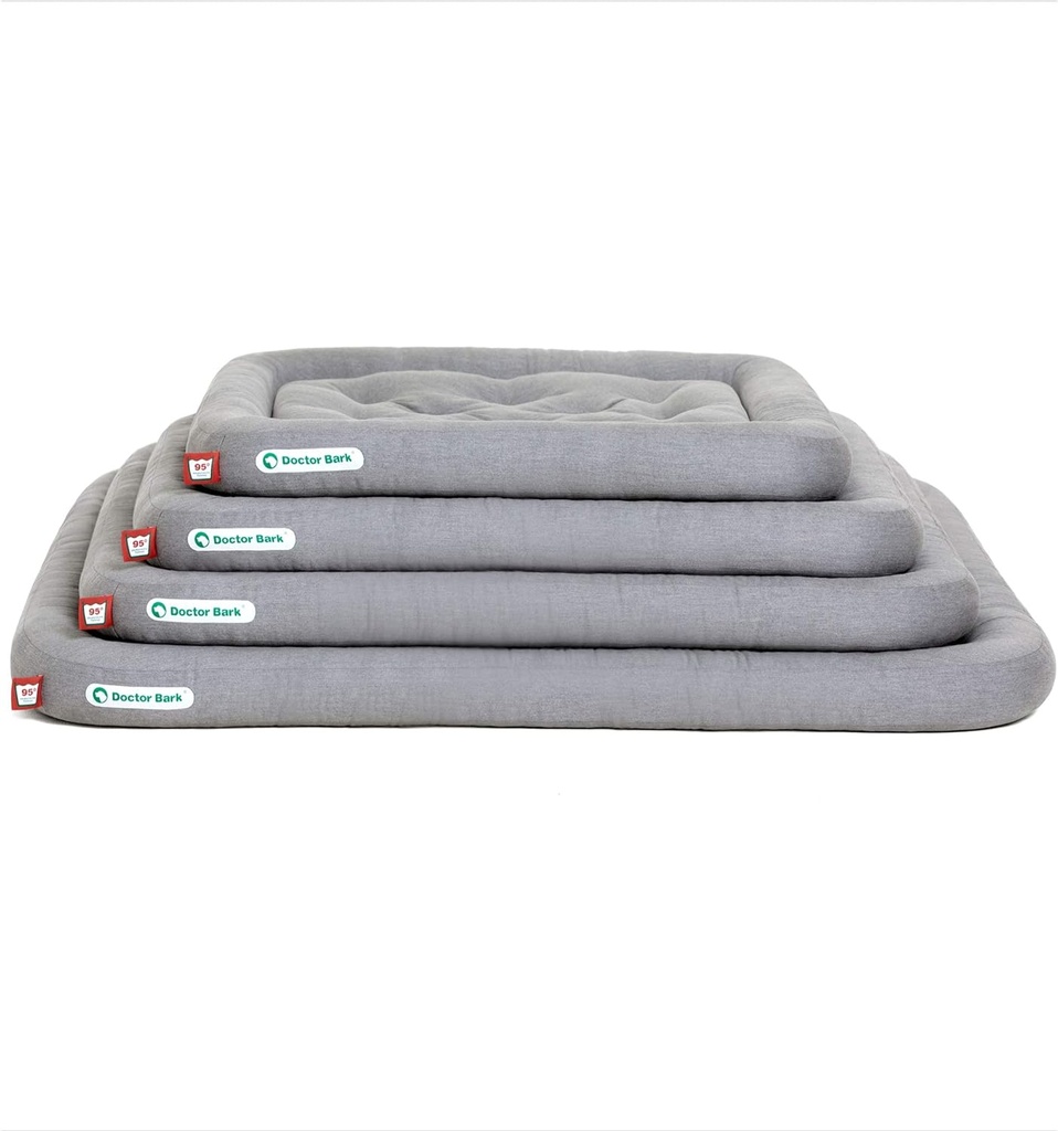 Doctor Bark Hundekissen Grau und Braun