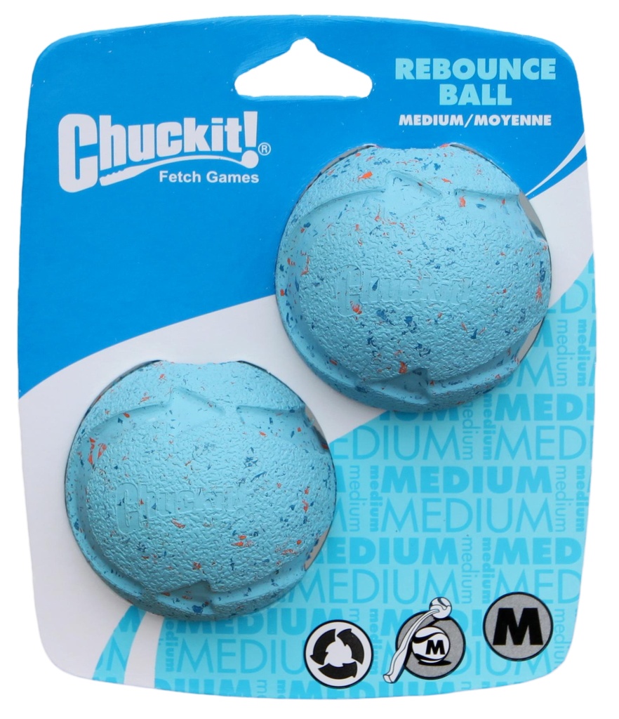 Chuckit Balls Rebounce Ball [M] 2-Pack
