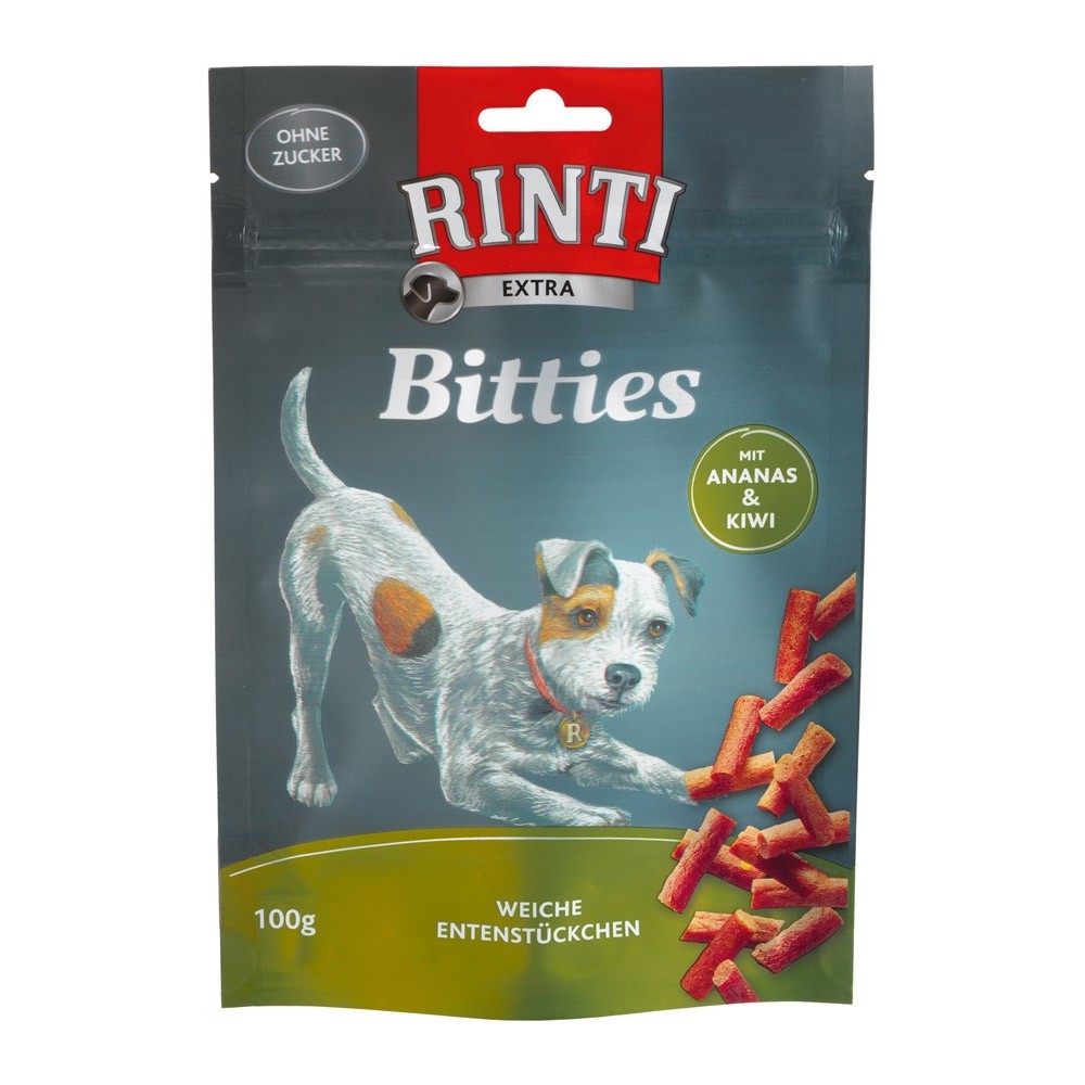 Rinti Bitties Weiche Entenstückchen mit Ananas & Kiwi