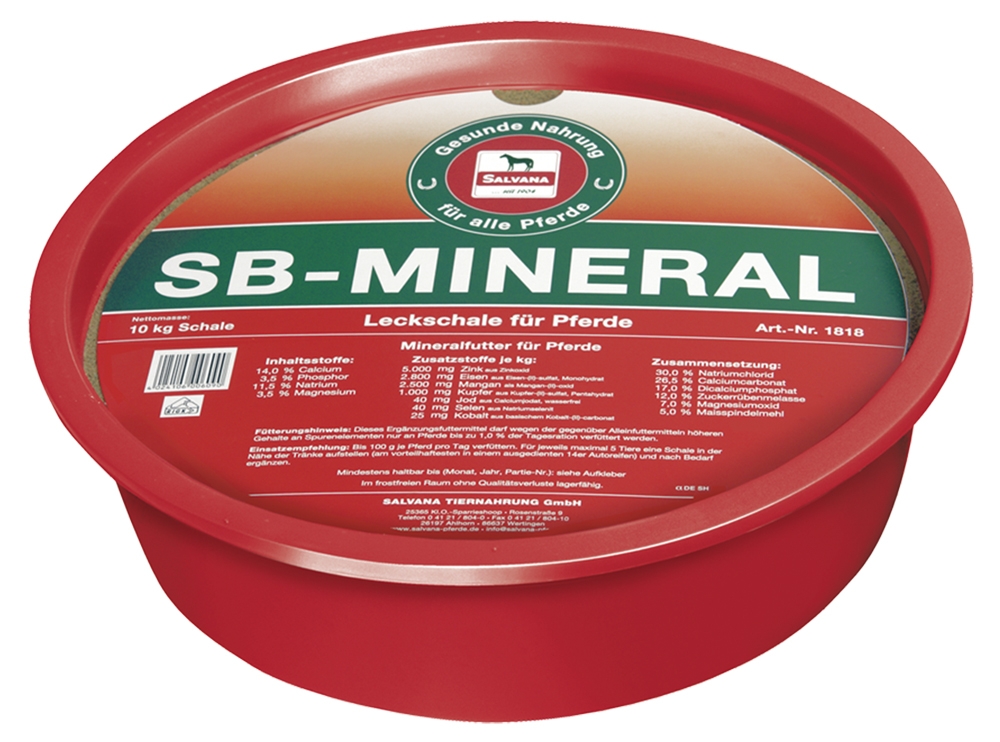 Salvana SB-Mineral Leckschale für Pferde