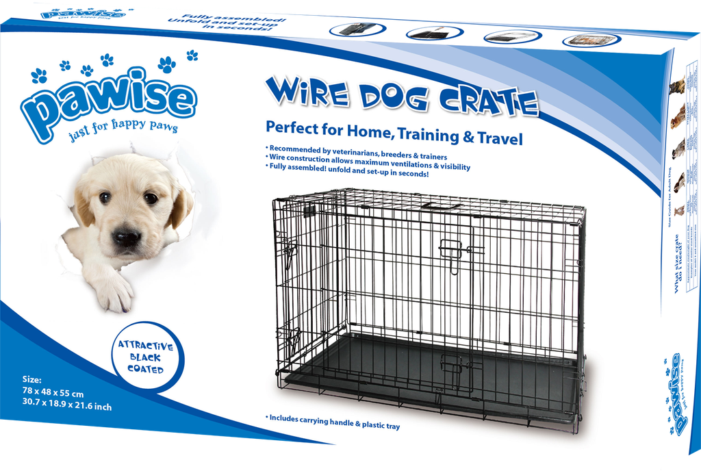 Pawise Wire Dog Crate Gitterbox für Hunde