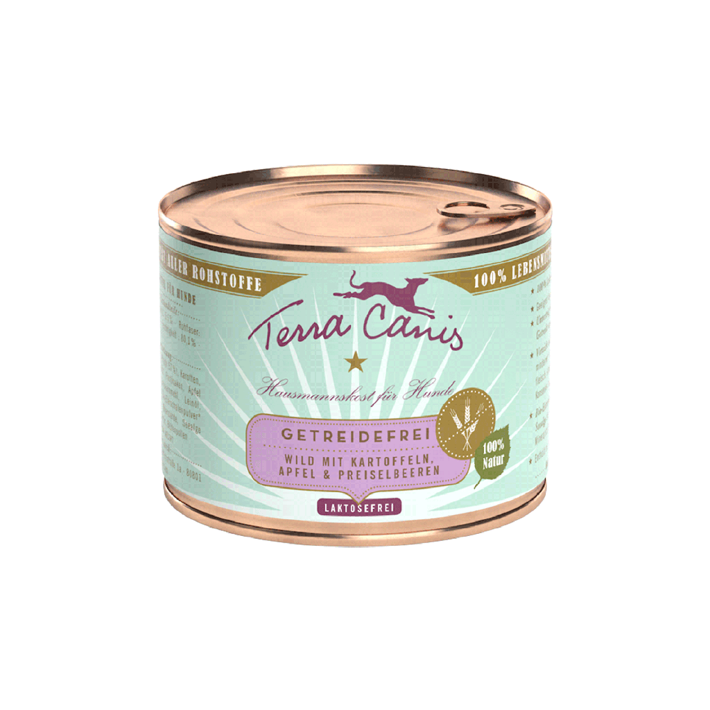 Terra Canis Sensitive Adult Wild, Kartoffel, Apfel & Preiselbeeren